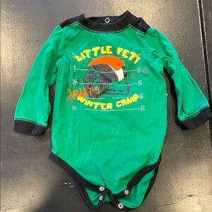 Green Little Yeti Kids One Piece